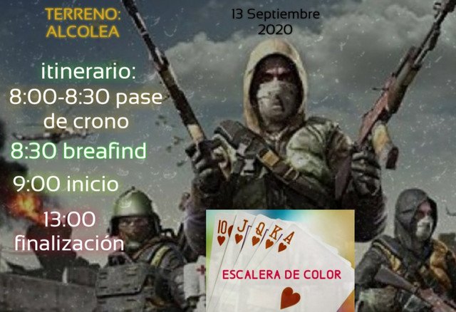 OP. ESCALERA DE COLOR | RHINO | ALCOLEA | 13 SEPTIEMBRE