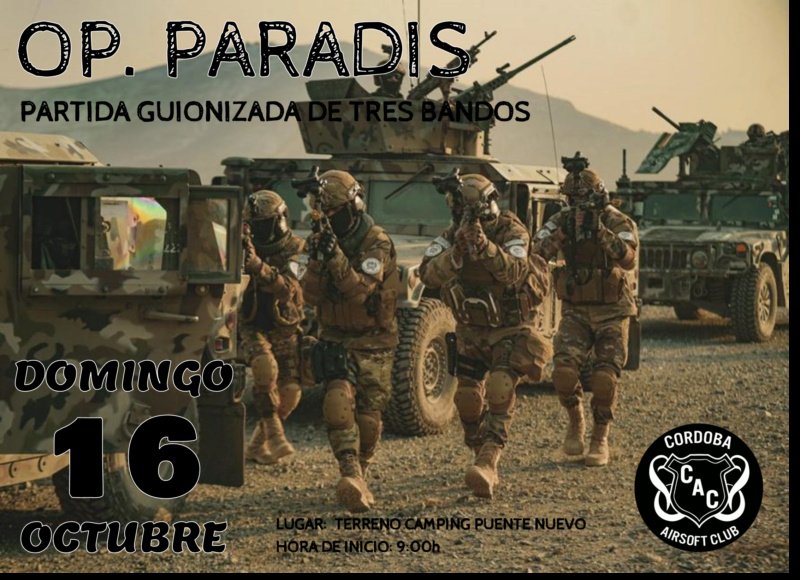 Partida guionizada en Villaviciosa - Domingo 16/10/22 - Op. Paradis