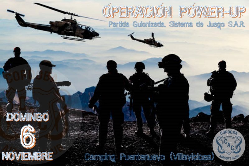 Partida guionizada Villaviciosa - OP. POWER-UP - Domingo 6/11/22