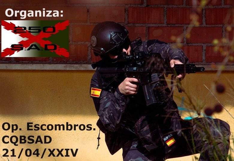 Partida invitacion 250SAD domingo 21/04/24 terreno CQB Op- Escombros